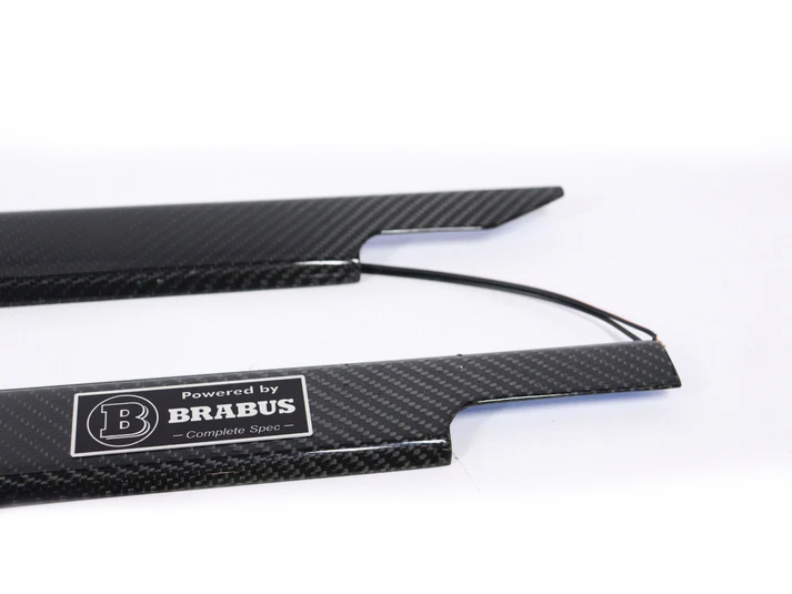 Mercedes-Benz G-Wagon W463 Brabus Carbon Fiber LED Door Sills Set 4 pcs